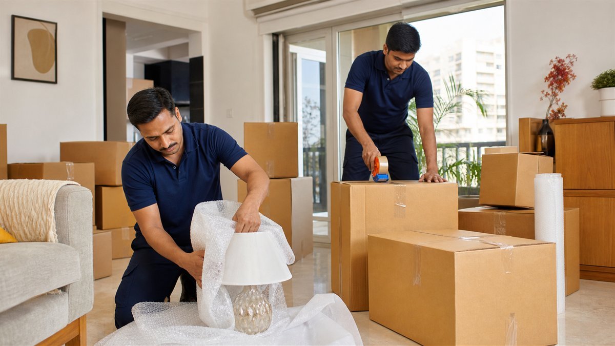 Professional packing and moving service